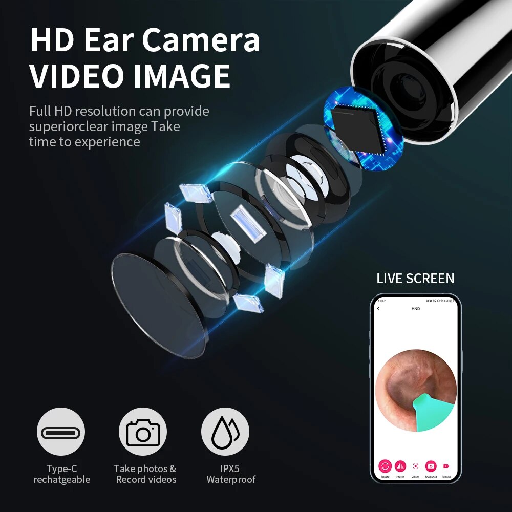 Smart Visual Ear Cleaner with Camera